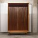 Scandinavian wardrobe 2 sliding doors 1960
