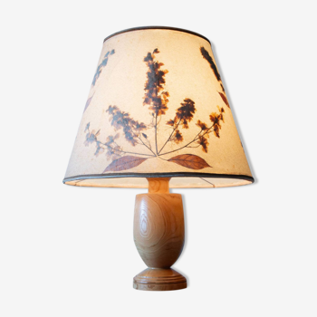 Lampe herbier vintage 1970