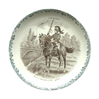 Terre de Fer plate no.4 in the cavaliers h.b series.