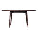 Round wooden table with 1 extension, wooden dining table, dining room table, kitchen table