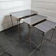 Vintage brass nesting table from the 60s