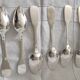 6 sterling silver tablespoons