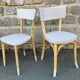 set of modernised vintage chairs – The Scandinavian elegance of the 1950s
