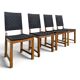 Set of 4 modern chairs