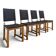 Set of 4 modern chairs