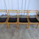 Chaises de salle à manger en bois scandinave vintage - Branko Ursic STOL Kamnik, ensemble o