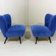 Set of 2 cocktail chairs, 1960's