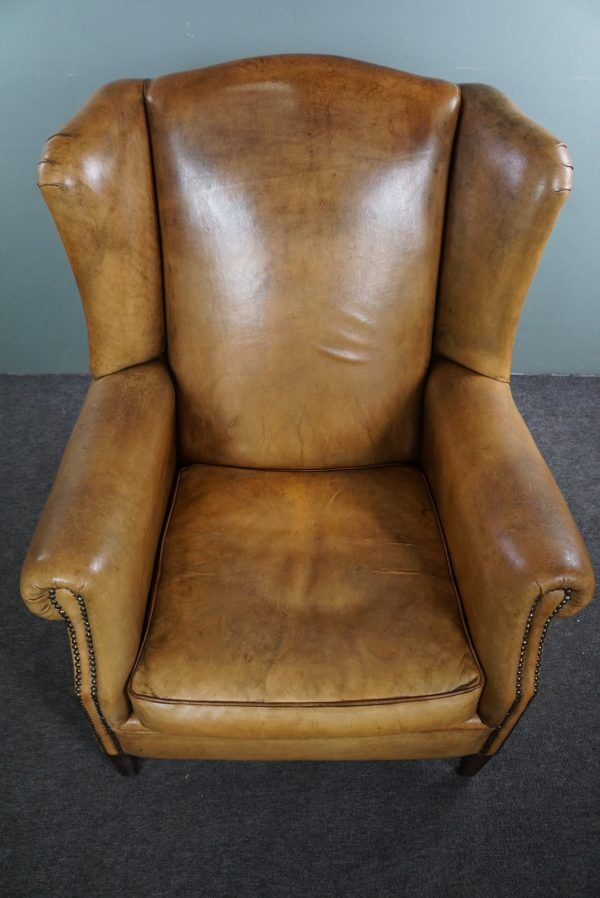 Classic sheepskin armchair