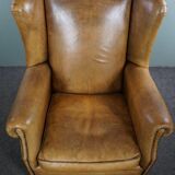 Classic sheepskin armchair