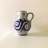 Blue pitcher West Germany