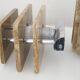 Pair of lupi marble sconces made in Italy 1960