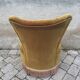 Fauteuil crapaud velour et frange