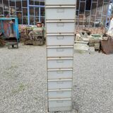 Iron loom cabinet with clamshells