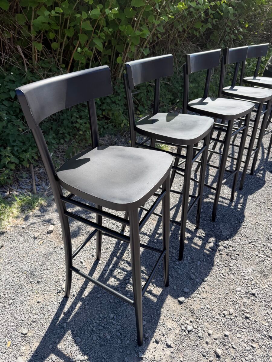 Suite de 6 tabourets de bar