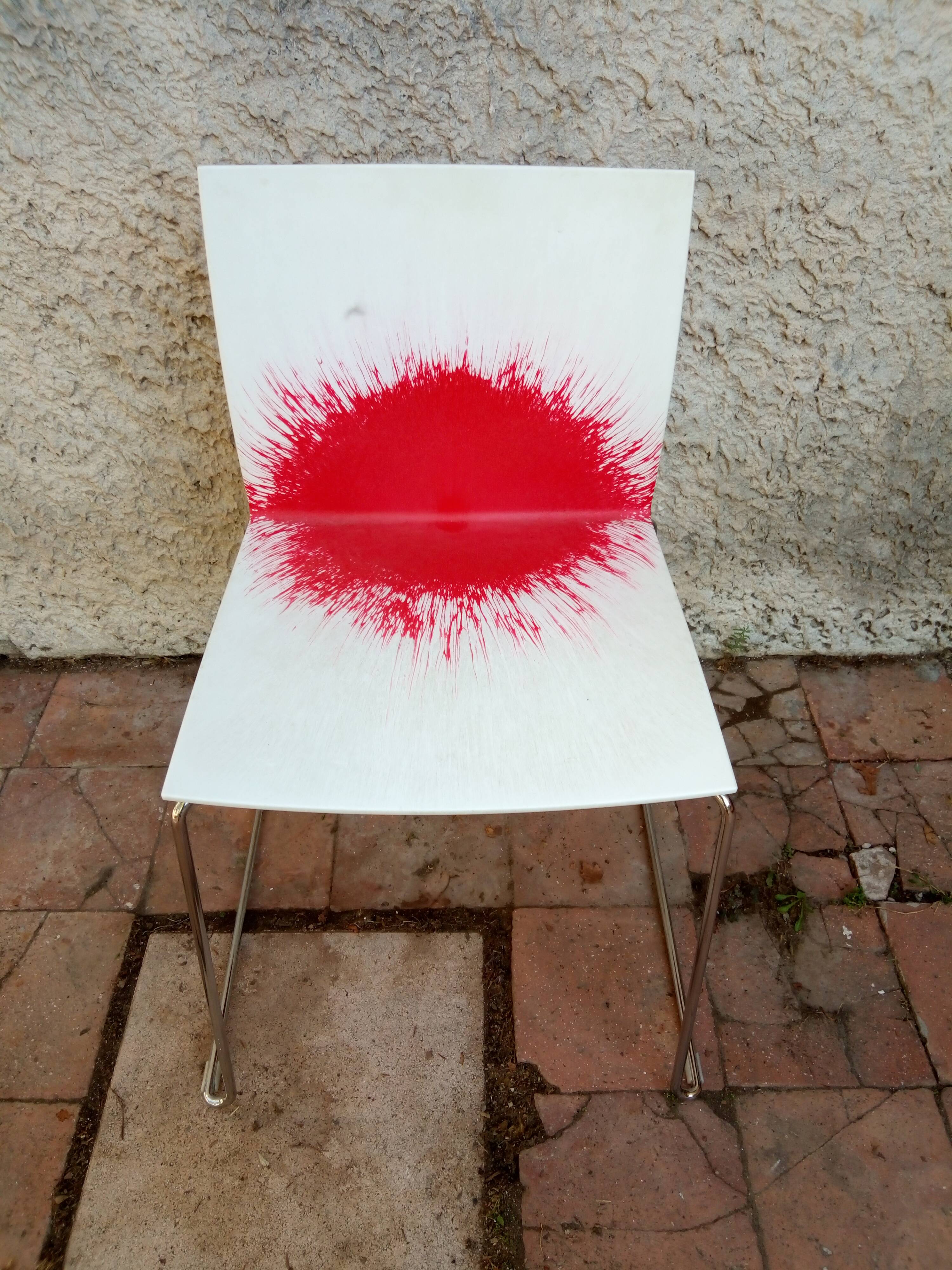 Series of 6 chairs from the 80s