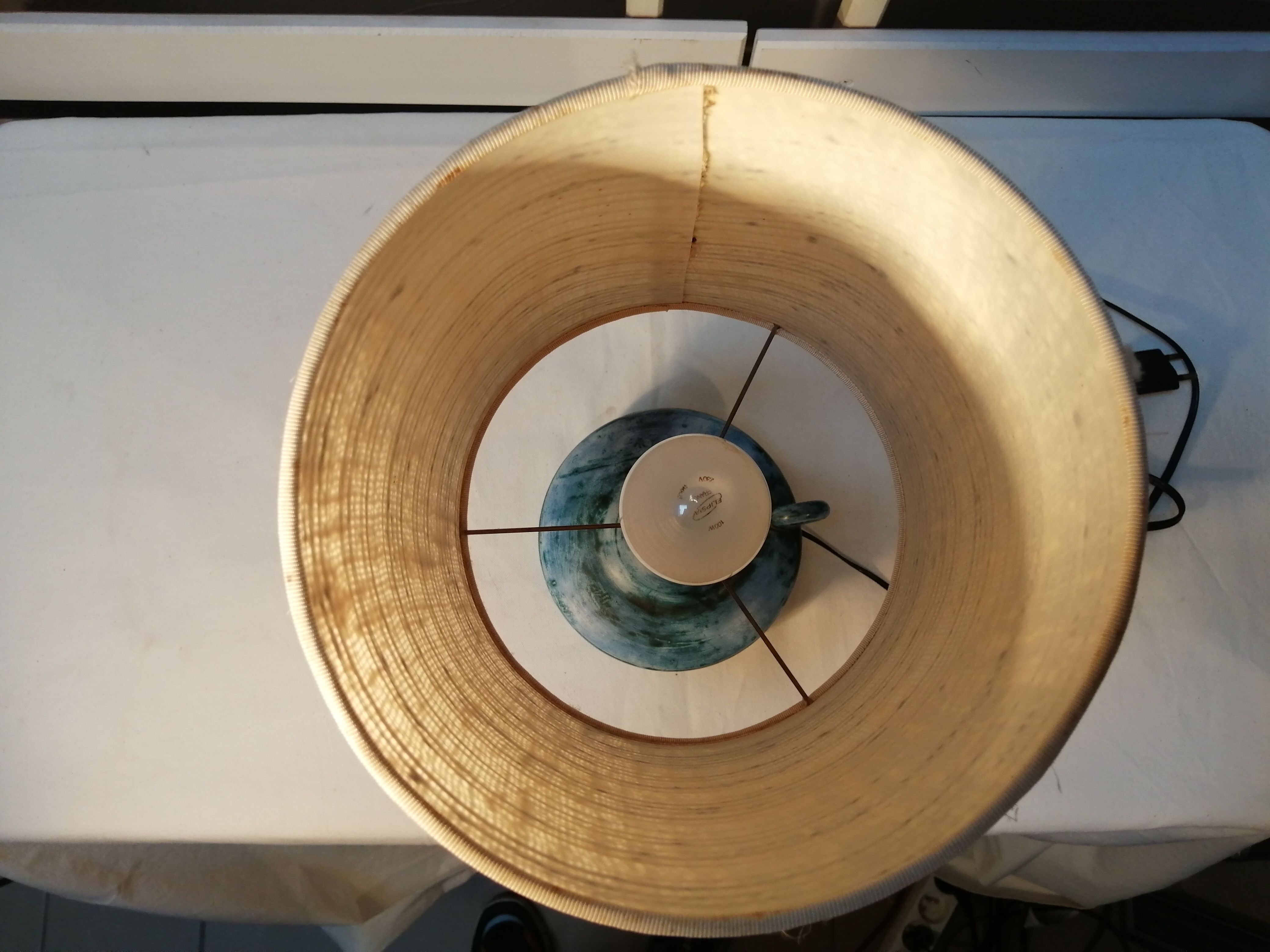 Jacques Blin ceramic table lamp 50/60