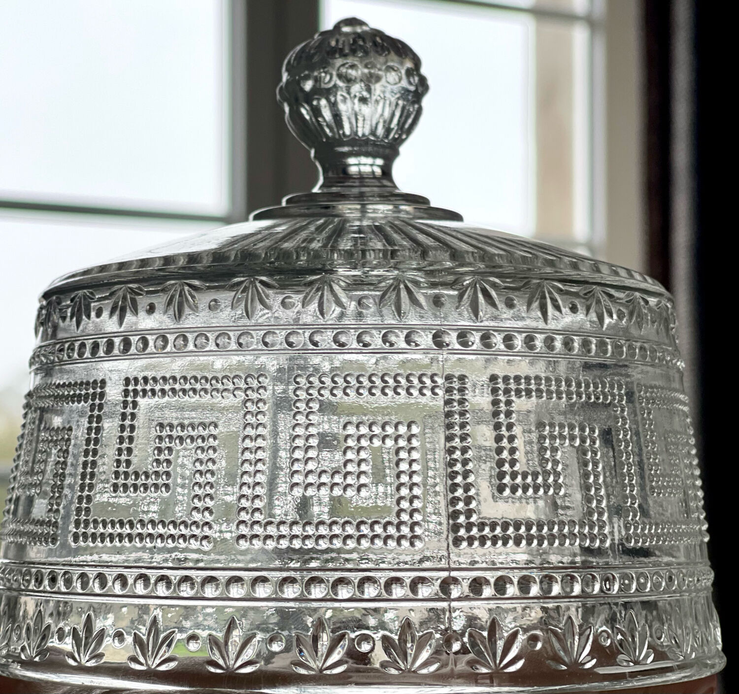 Art deco crystal bell