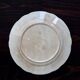 Antique flat plates made of ironstone from Onnaing, Nord - Floral and butterfly pattern.