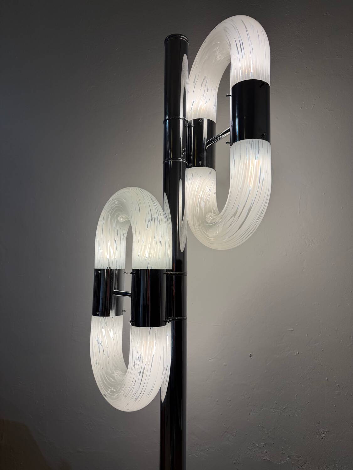 Lampadaire design Aldo Naso — Italie, années 1970