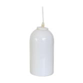 Suspension tube en opaline blanche, années 60