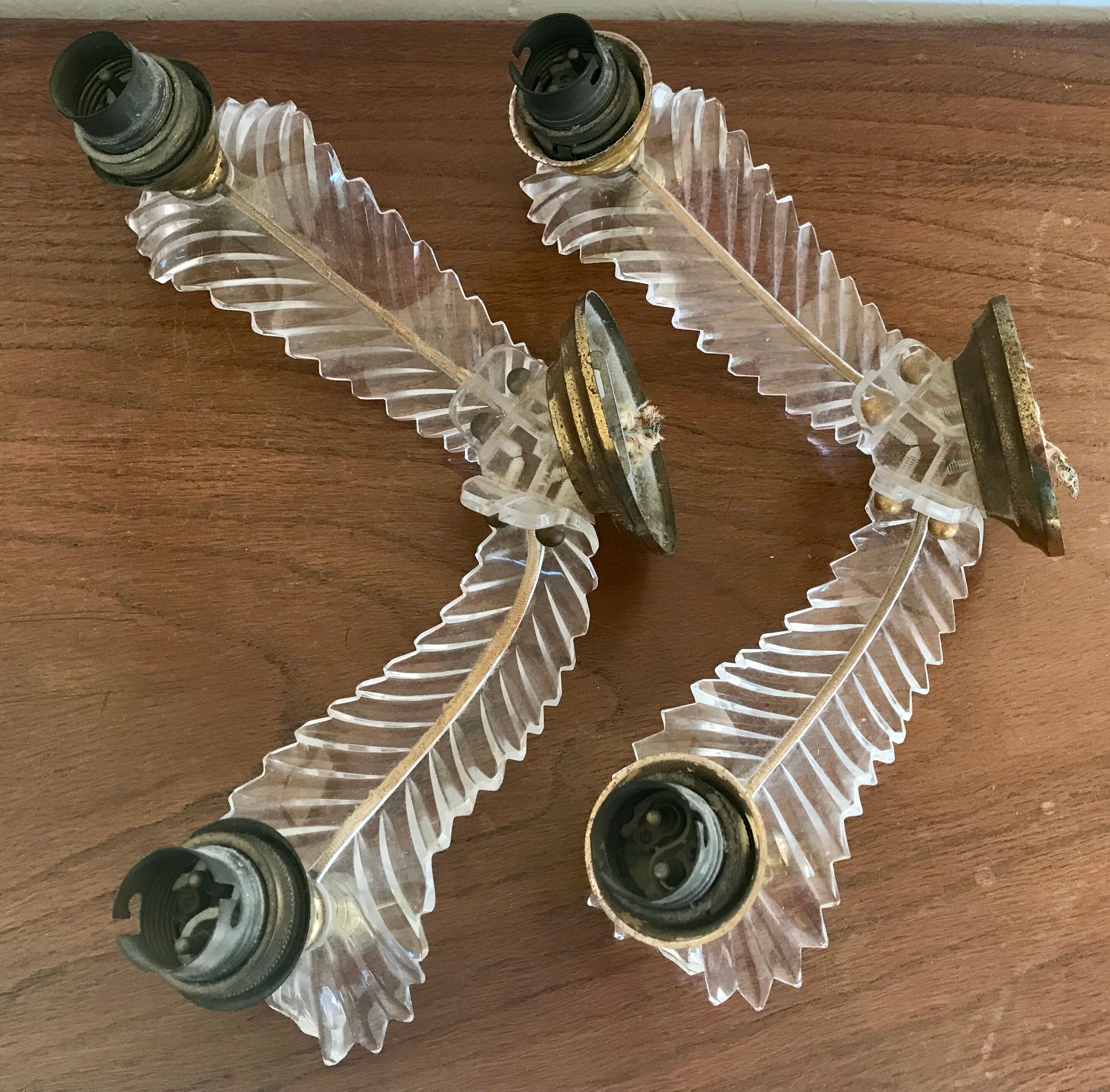 Pair of wall lamps