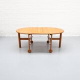 Extendable Beech Dining Table 1960s
