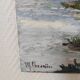 Riverside landscape painting (signed Chevalier)
