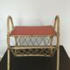 Rattan magazine door and red top