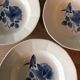 6 assiettes creuses en faïence Digoin Sarreguemines