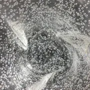 Vase en verre bullé Daum