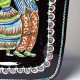 Ashtray, glazed ceramic wall decoration A.D. Schweizer Steffisburg, circa 1960