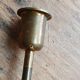 Brass candle holder, straight shape