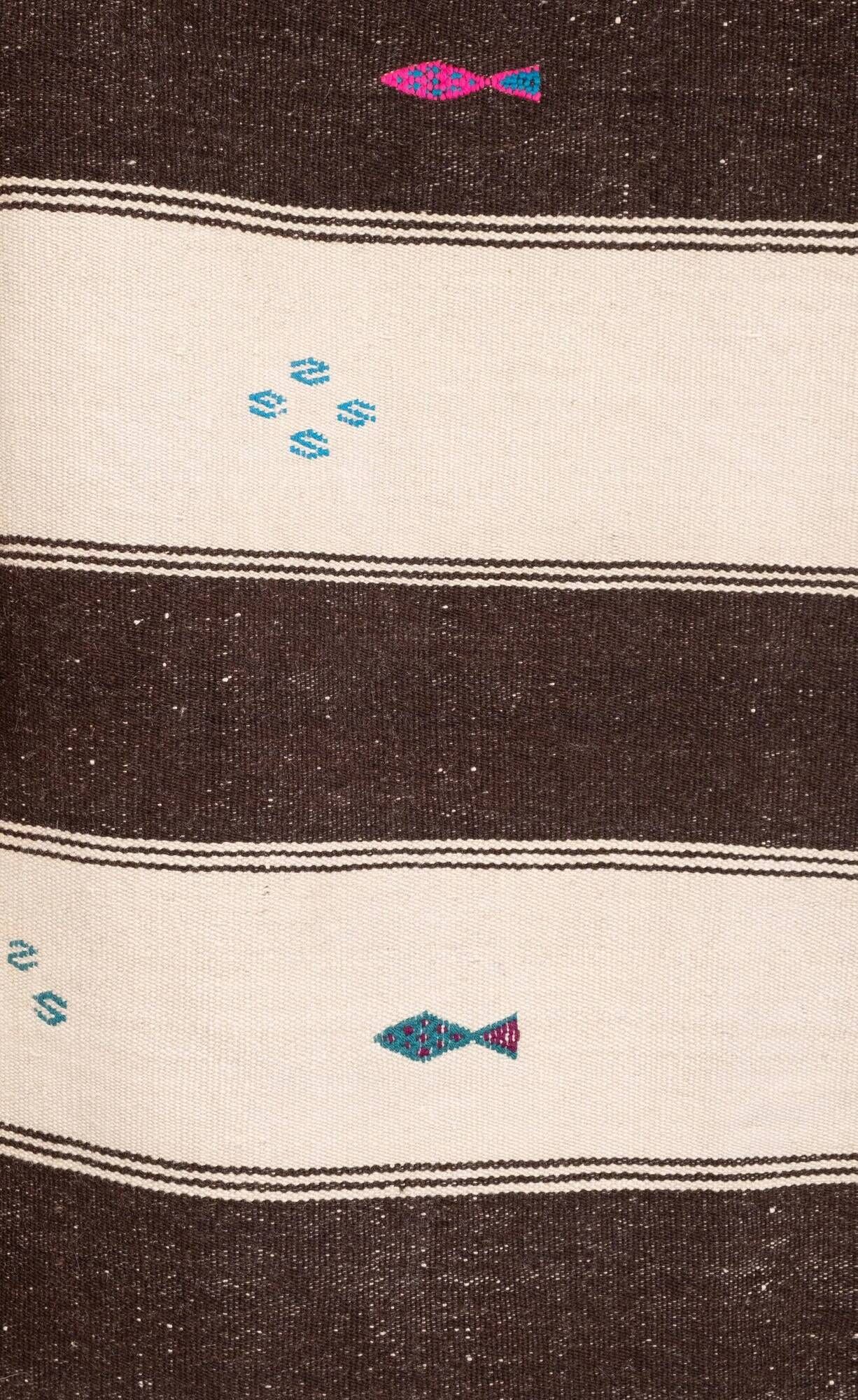 Kilim turc vintage tissé main 177x345 cm