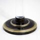 Vintage candle holder in lucite and brass