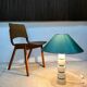 Sculptural Glazed Ceramic Art Table Lamp, Germany 1960s