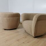 Restored armchairs by Jindrich Halabala