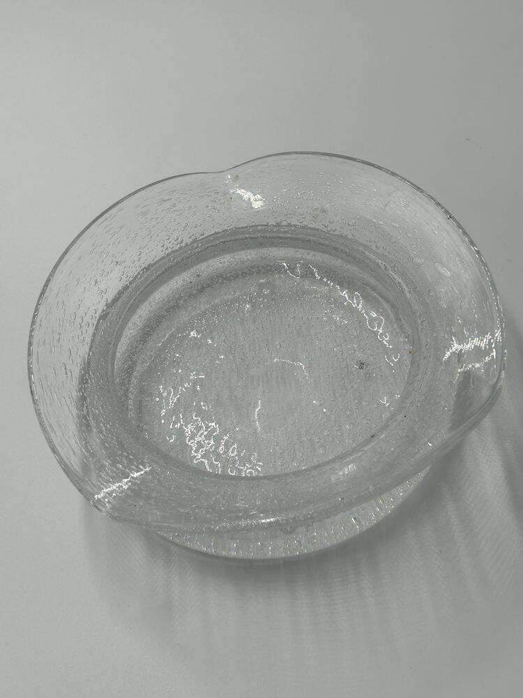 Biot glass empty pocket, vintage