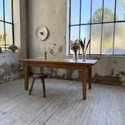 Table de ferme extensible en chêne massif