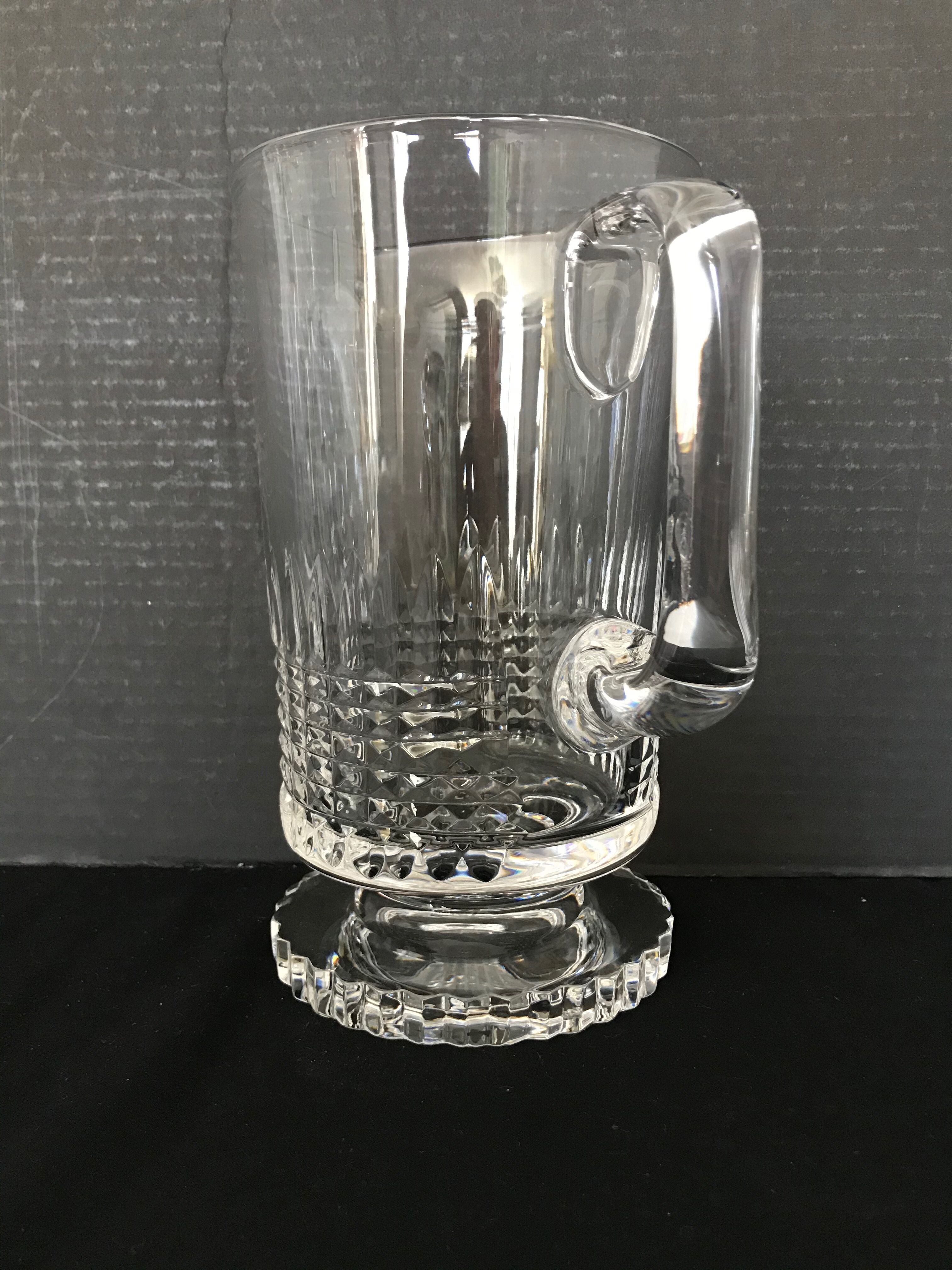 Pichet - cristal soufflé et taillé cristallerie Wadgassen Villeroy&Boch
