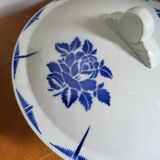 Vegetable soup tureen in earthenware from St Amand