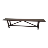 Large vintage wooden bench