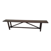 Large vintage wooden bench