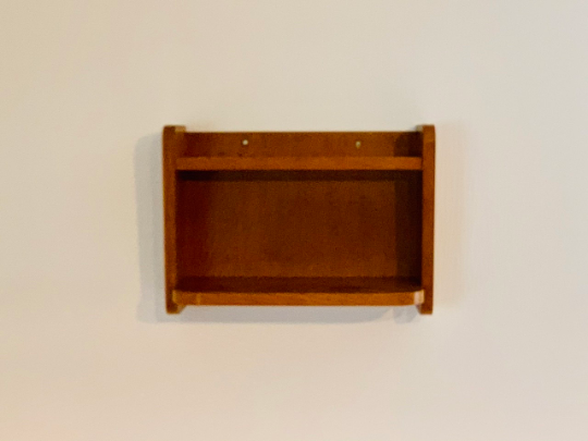 Vintage 1960s light wood wall exterior
