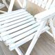 Pair of vintage wooden garden armchairs by r.gleizes