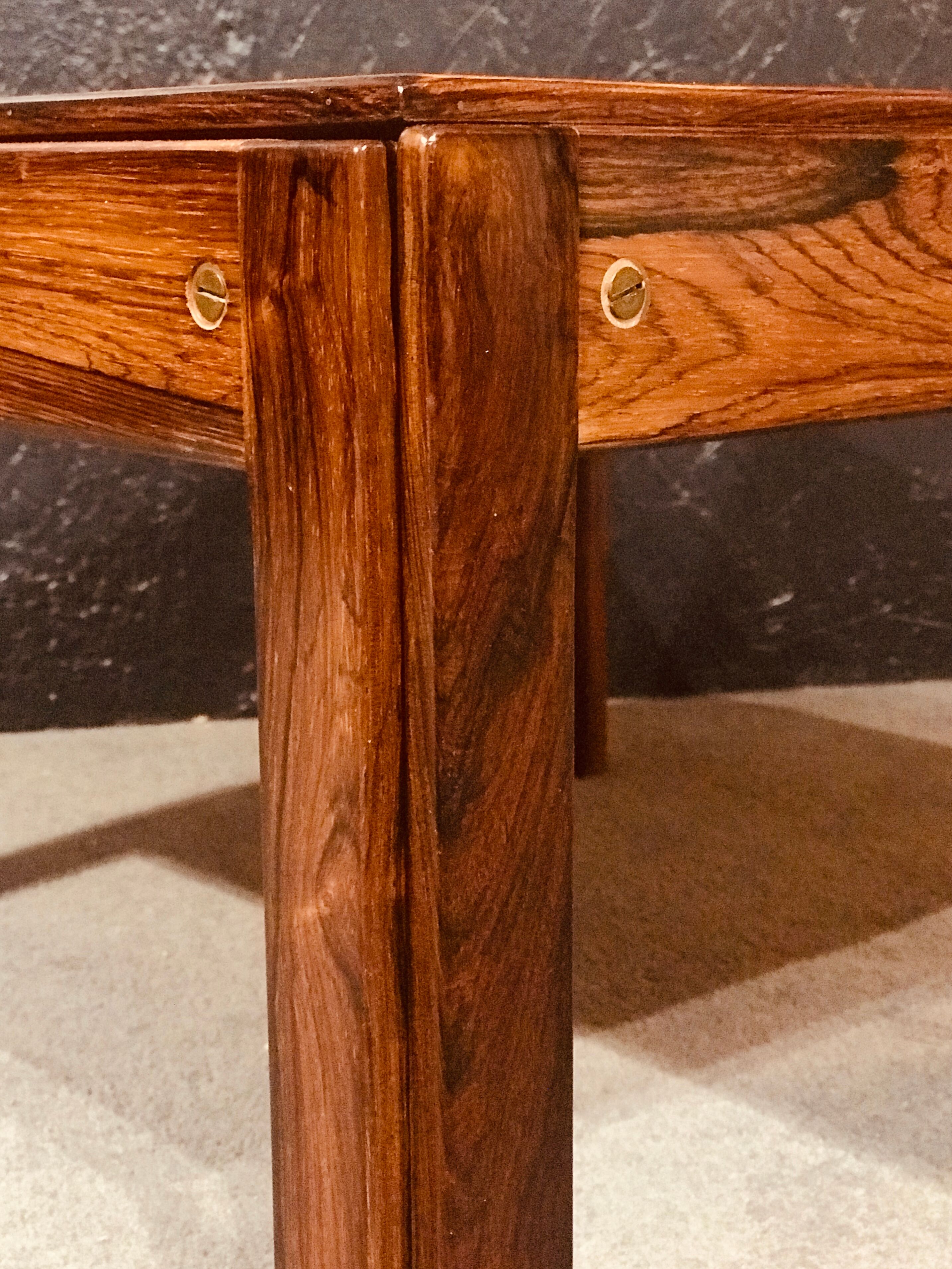 Small Mid-Century Danish Rosewood Coffee Table, 1960s