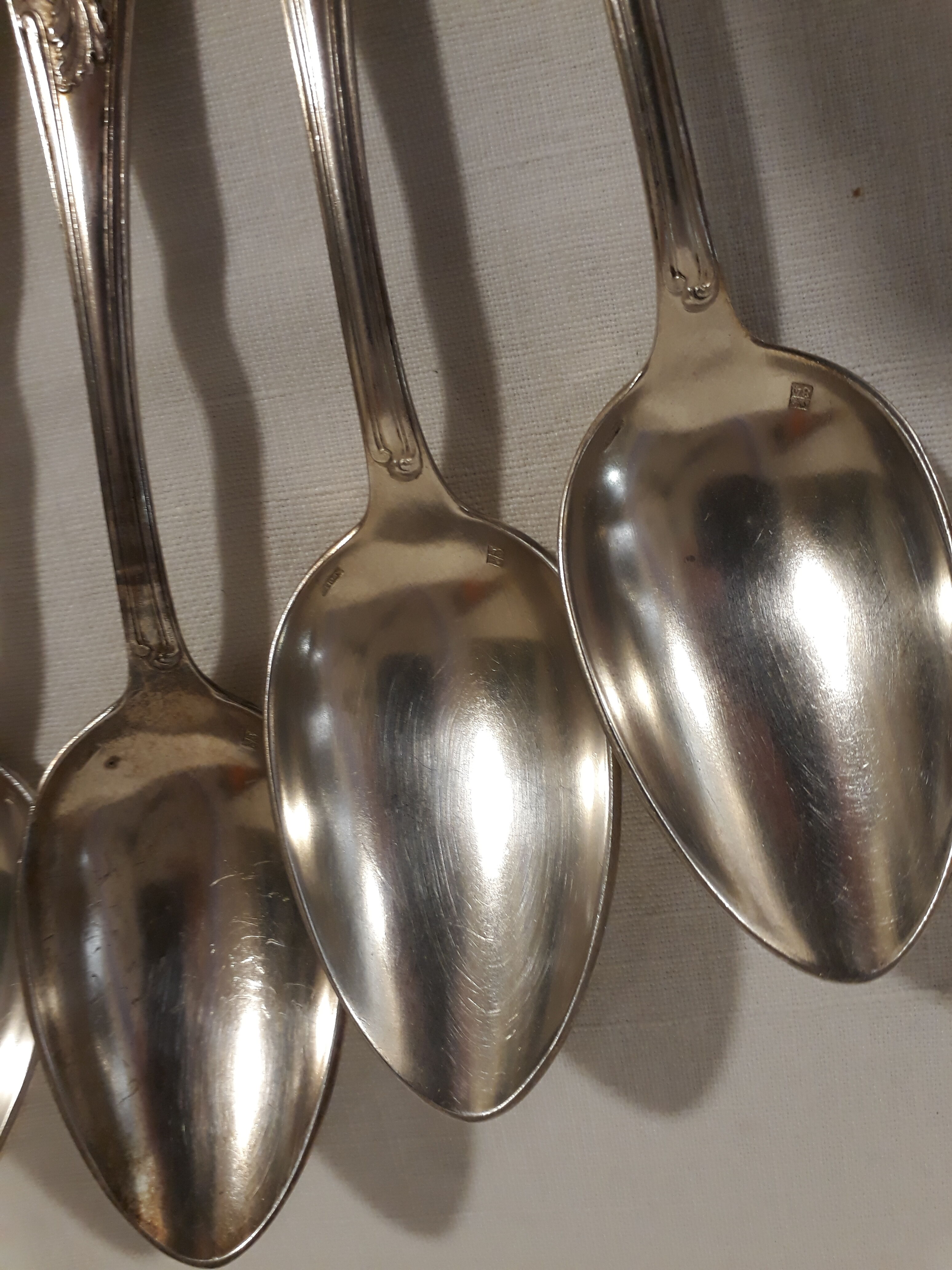 Set of 6 Apollo spoons