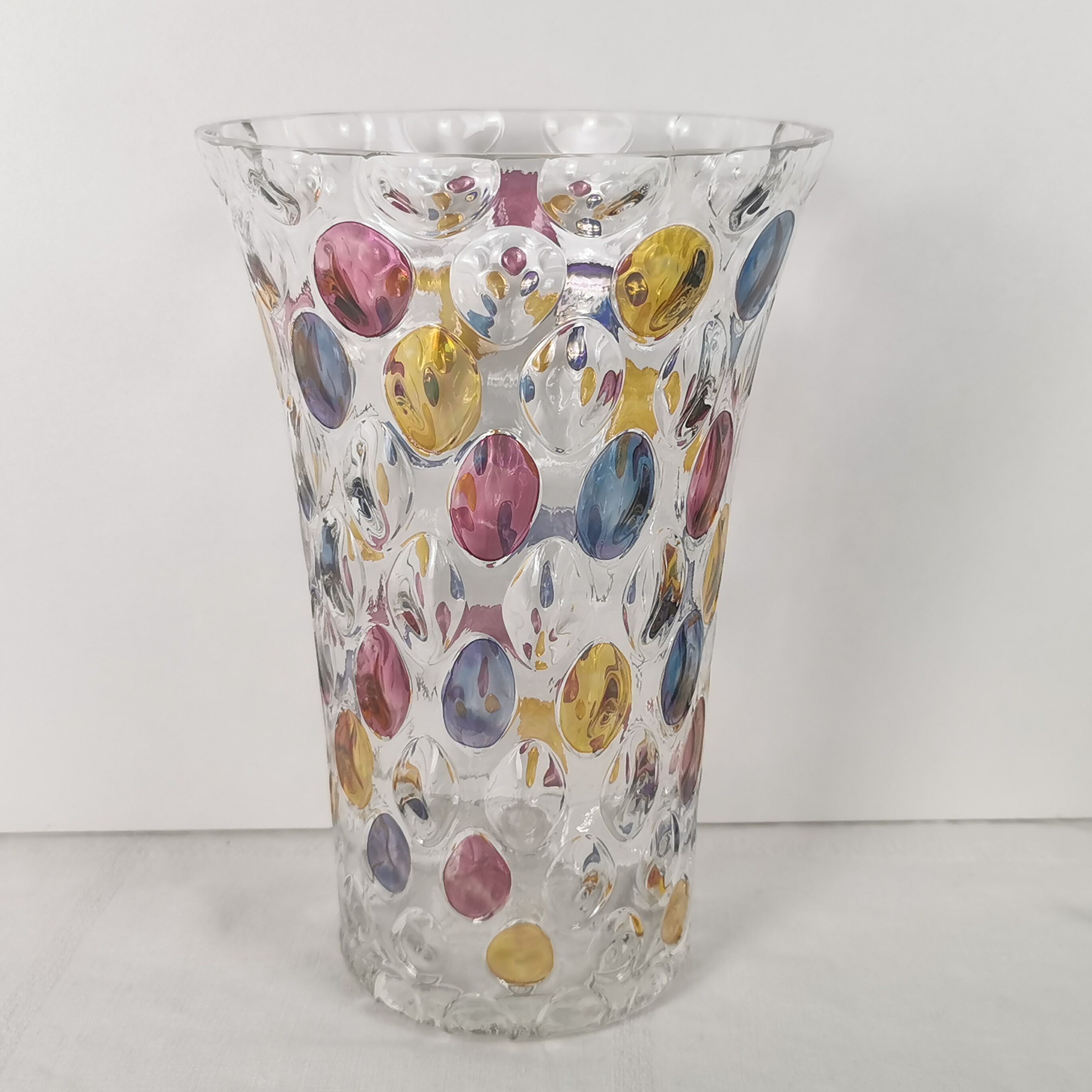 Bohemian crystal vase