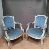 Pair of armchairs Louis XVI