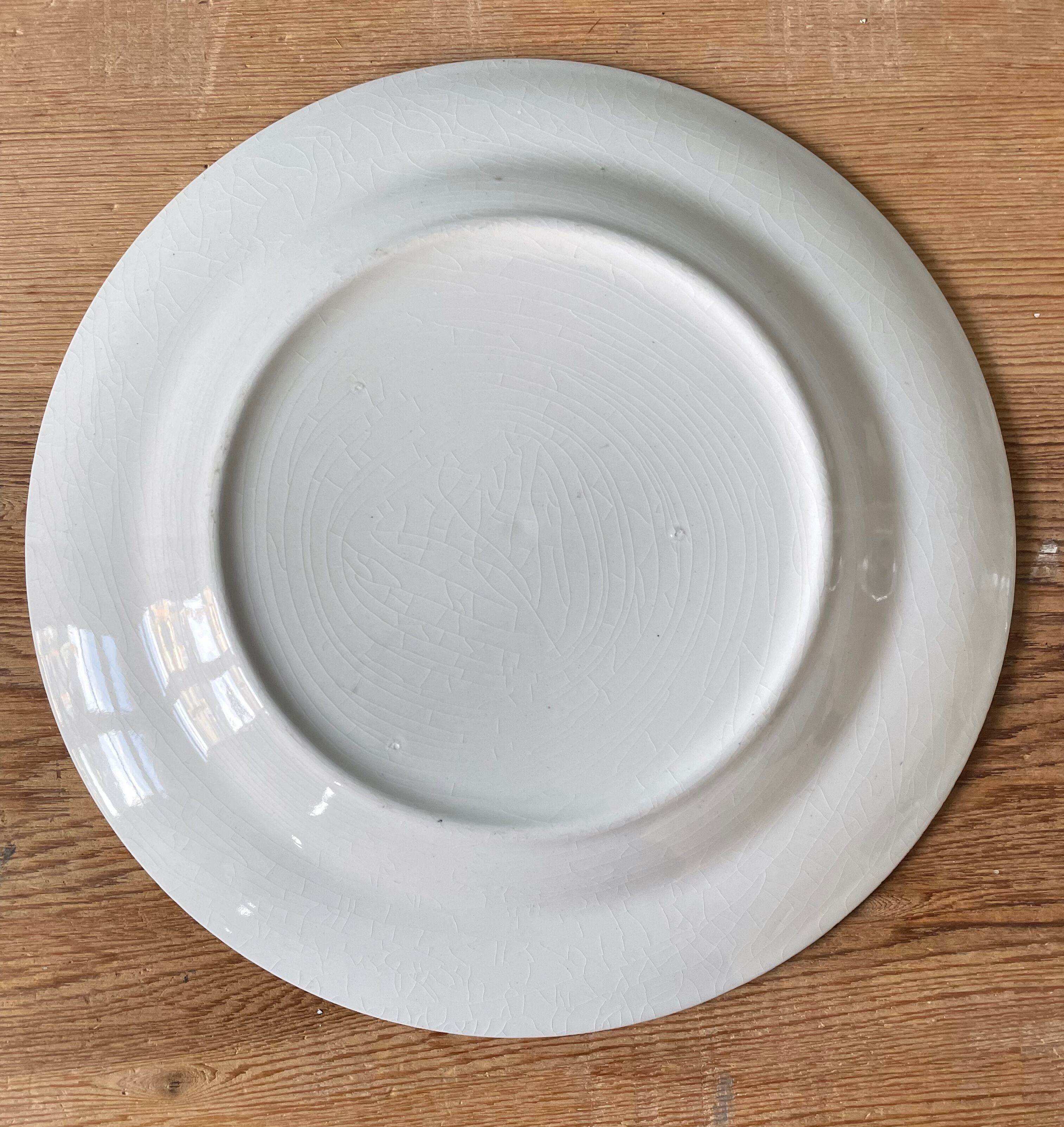 Old flat plate Lunéville