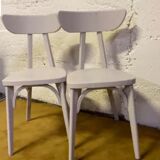 Duo of bistro chairs
